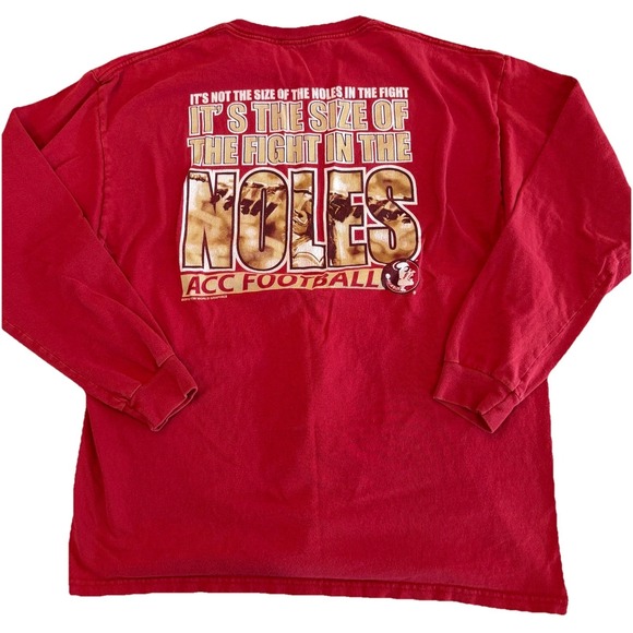 Delta Other - Vintage FSU Seminoles ACC Football Long Sleeve Shirt Beware of ACC XL